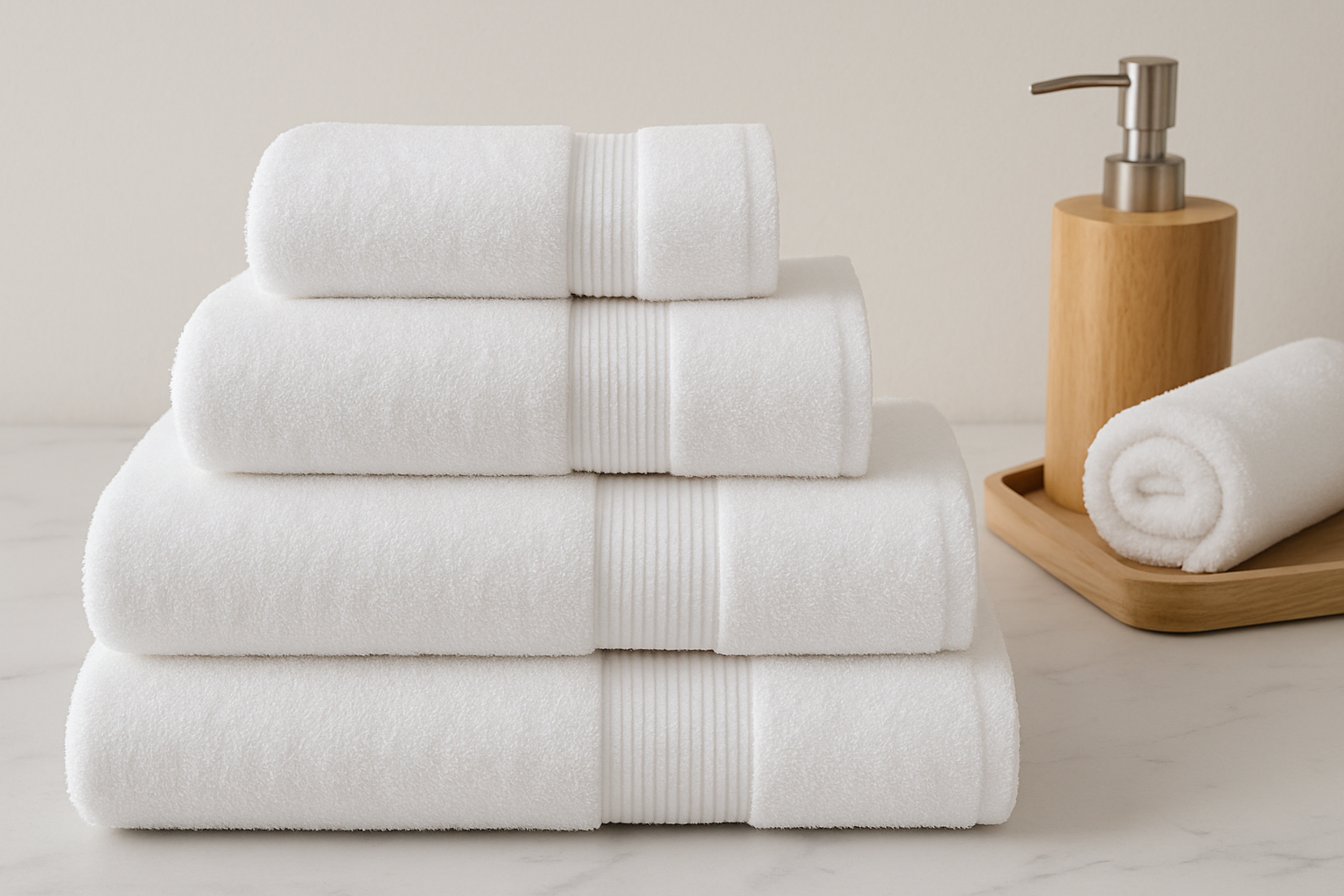 Set of White Towels
