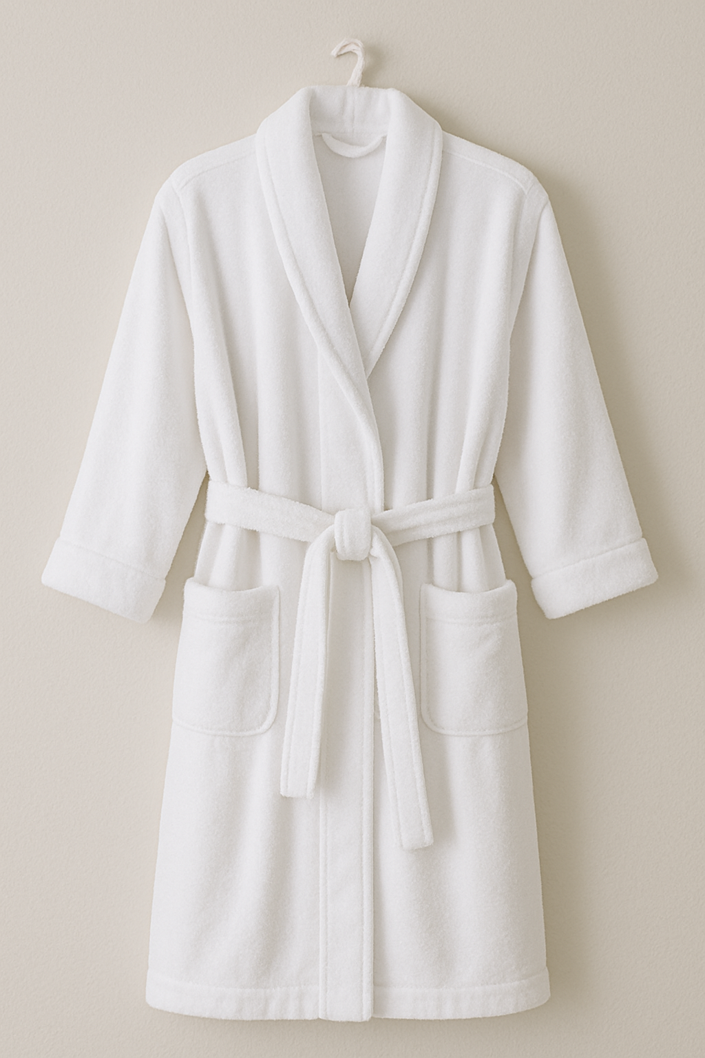 White Bathrobe